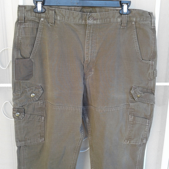 Carhartt Men's Work Pants  42 x 32 Double Knees - Picture 2 of 5